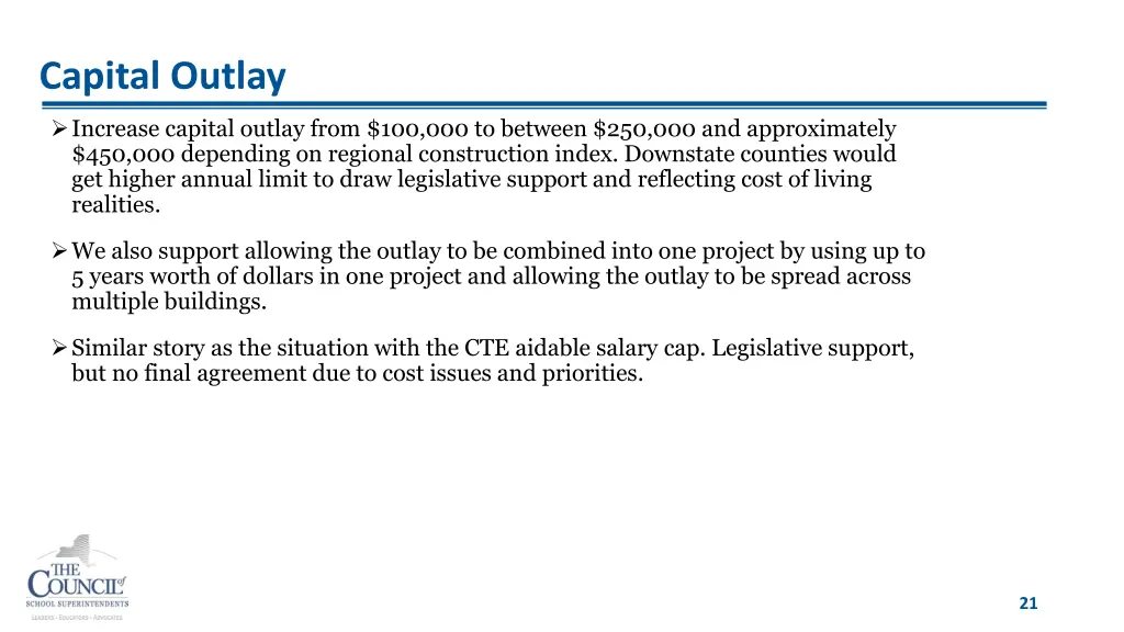 capital outlay