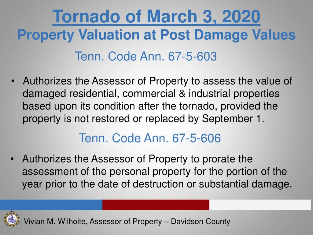 tornado of march 3 2020 property valuation