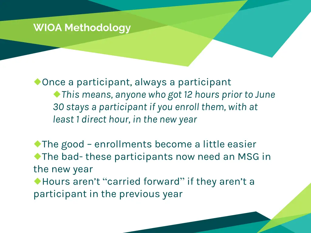 wioa methodology