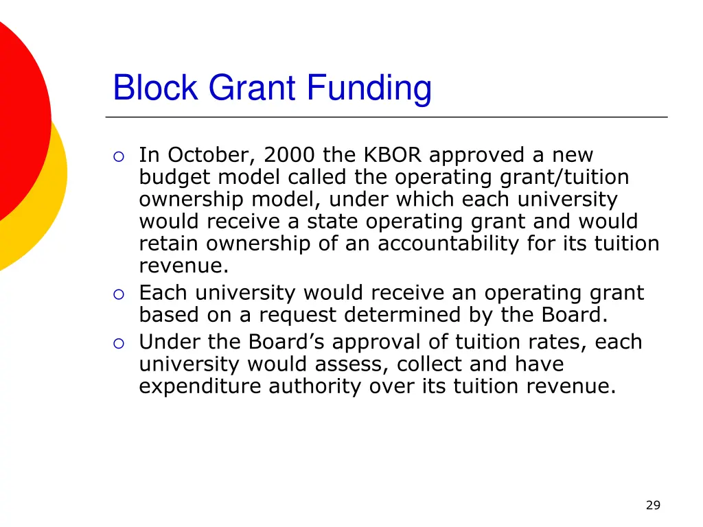 block grant funding 1