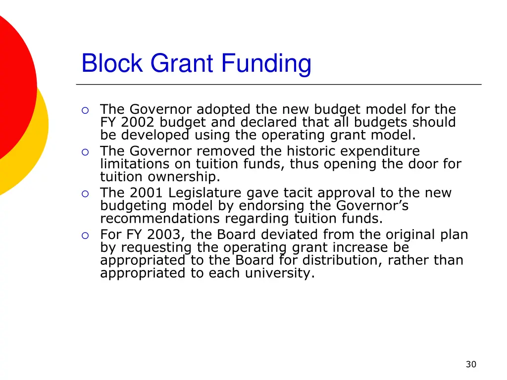 block grant funding 2