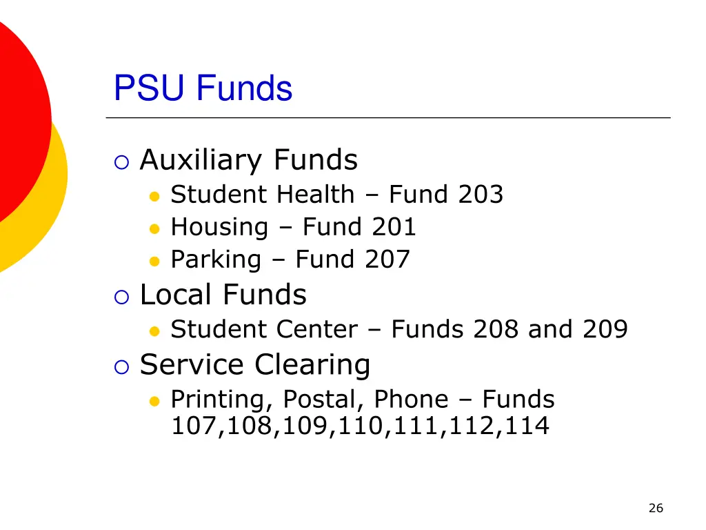 psu funds 1