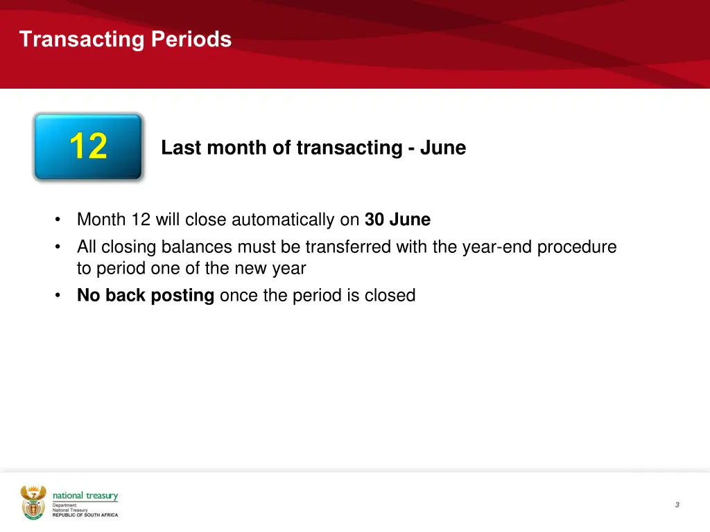 transacting periods 1