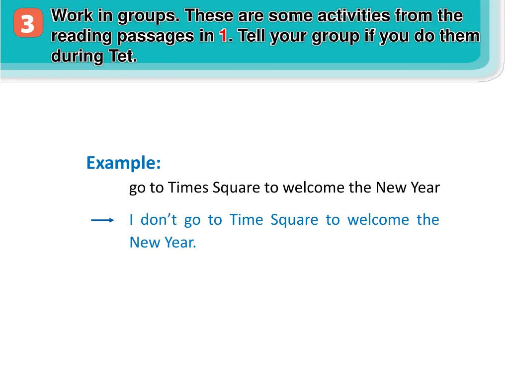 work in groups these are some activities from