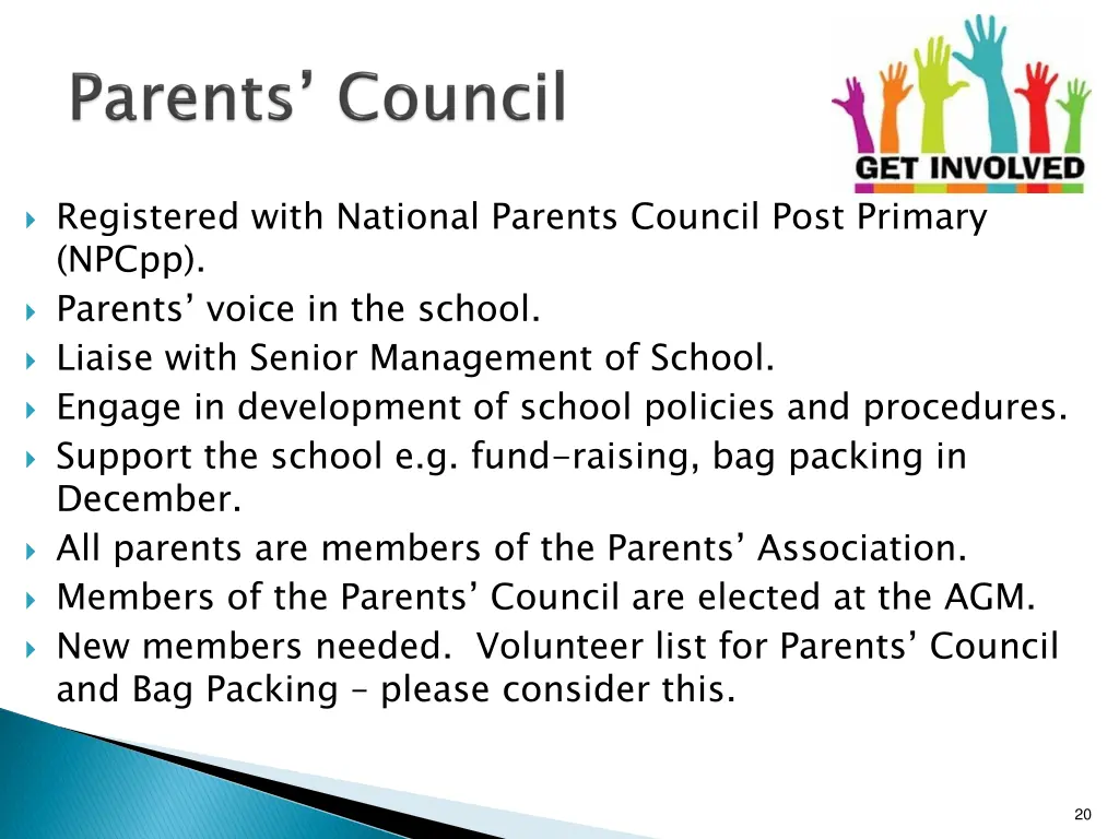 registered with national parents council post