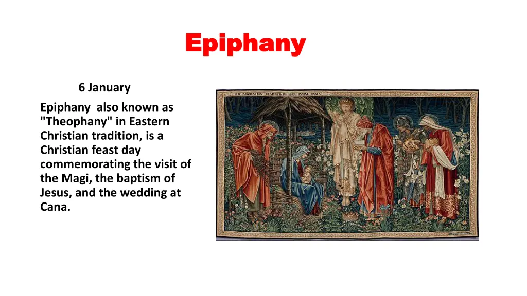 epiphany epiphany