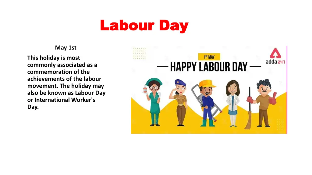 labour labour day