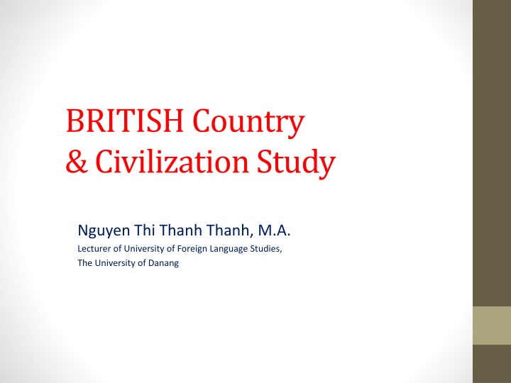 british country civilization study