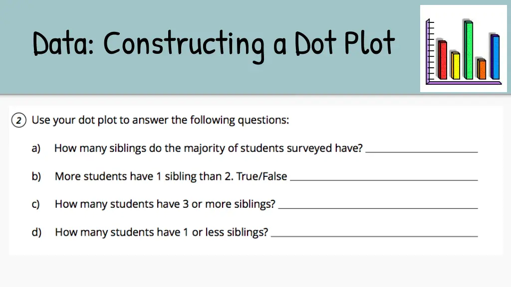 data constructing a dot plot 2