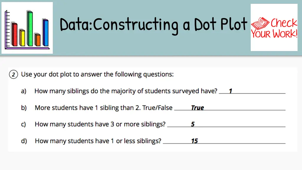 data constructing a dot plot 4