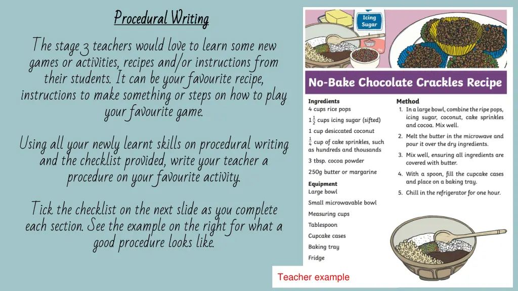 procedural writing 1