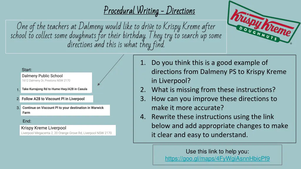 procedural writing