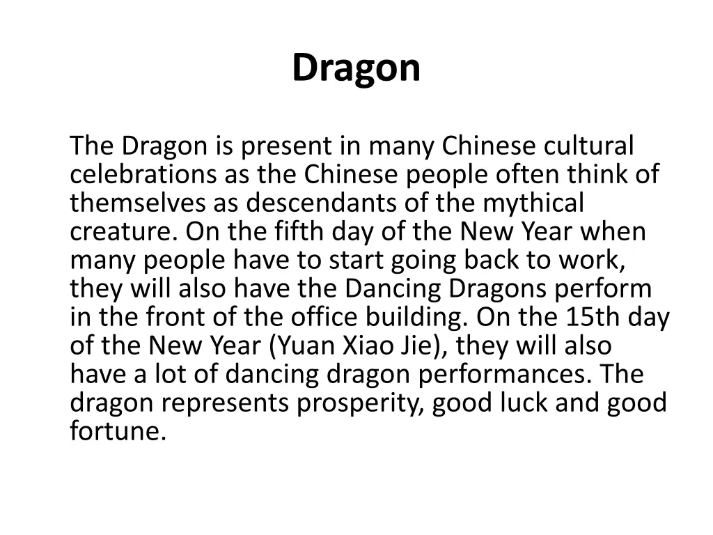 dragon