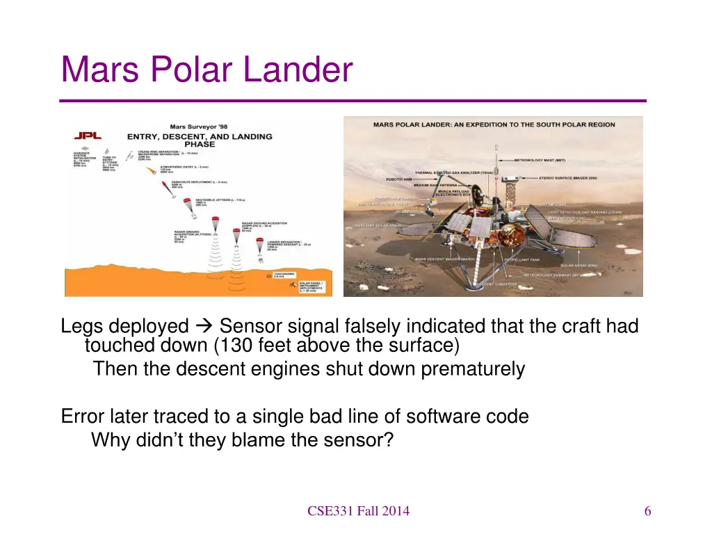 mars polar lander