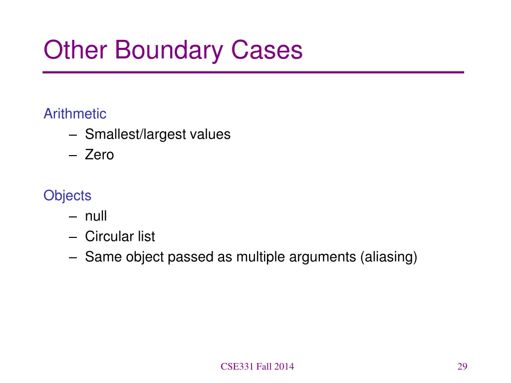 other boundary cases