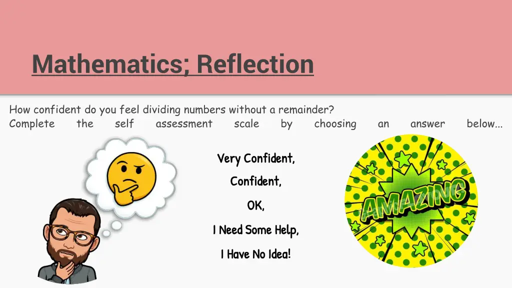 mathematics reflection