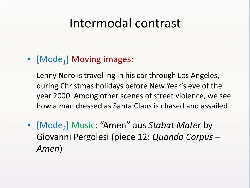 intermodal contrast 2