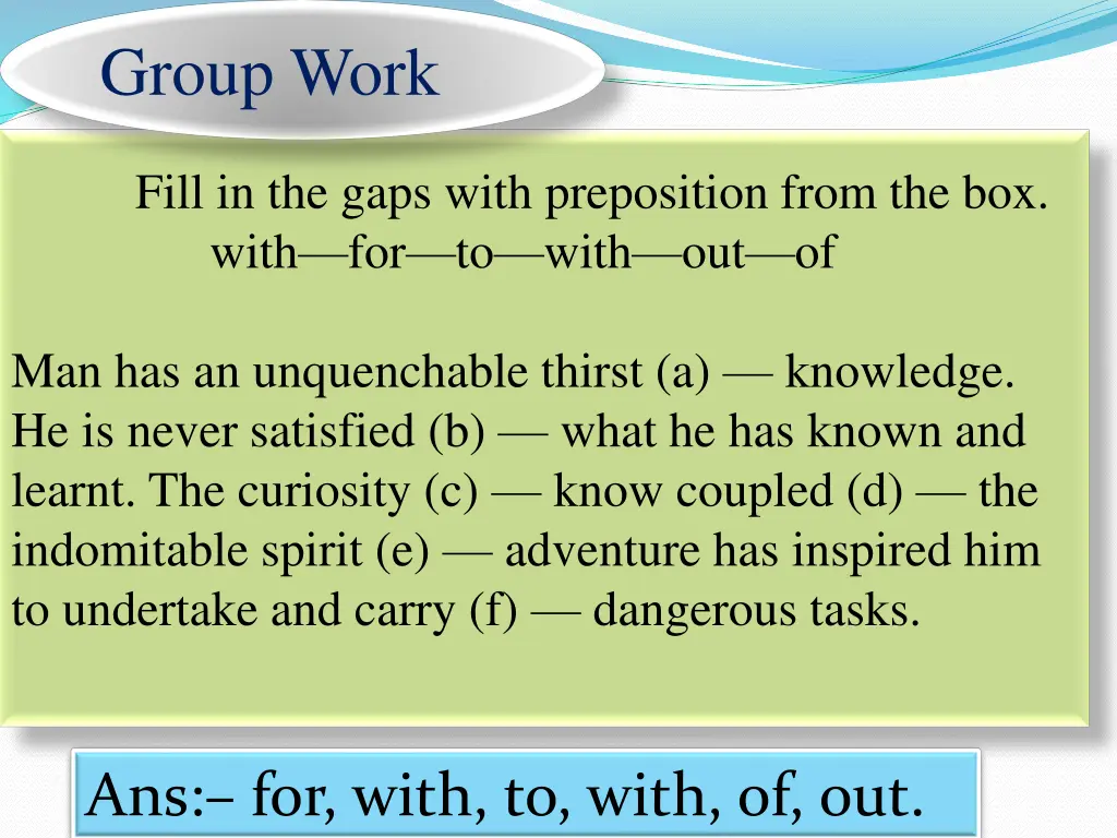 group work 1