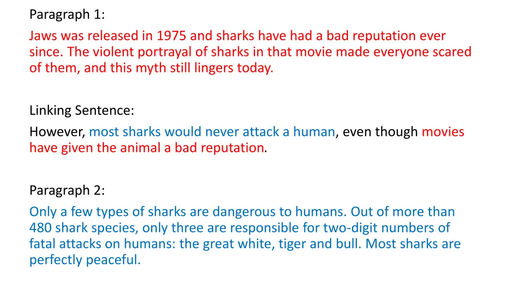 paragraph 1 jaws was released in 1975 and sharks 1