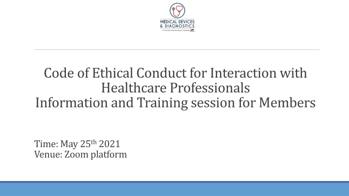 code of ethical conduct for interaction with