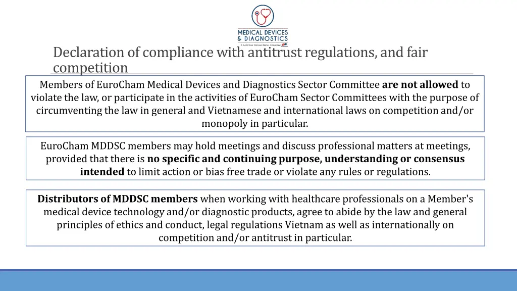 declaration of compliance with antitrust 1