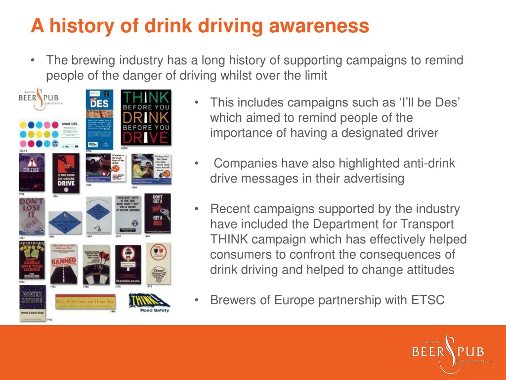 a history of drink driving awareness the brewing