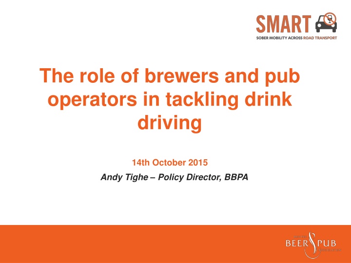 the role of brewers and pub operators in tackling