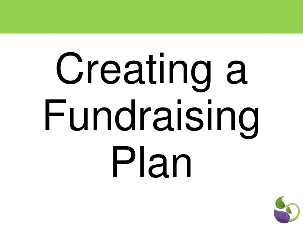 creating a fundraising plan