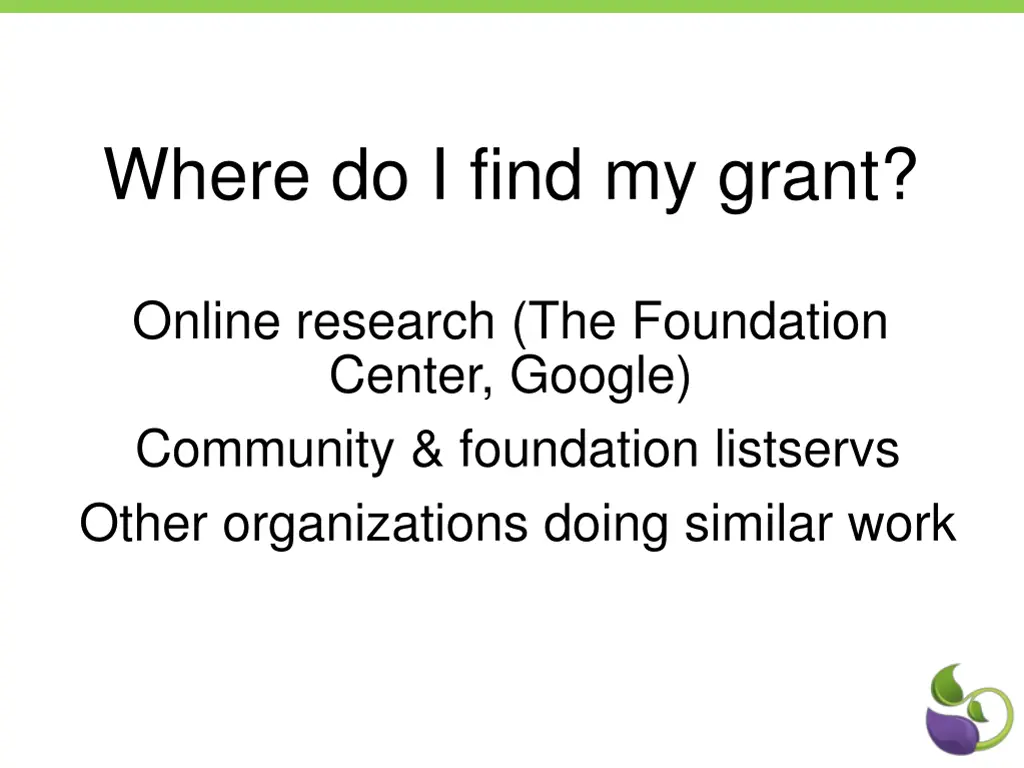 where do i find my grant online research