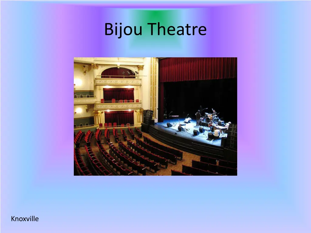 bijou theatre