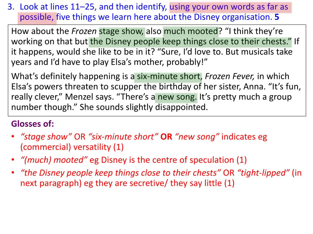 3 look at lines 11 25 and then identify using 2