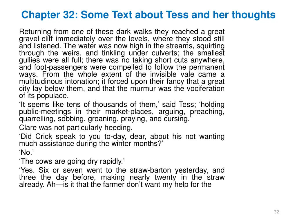 chapter 32 some text about tess and her thoughts