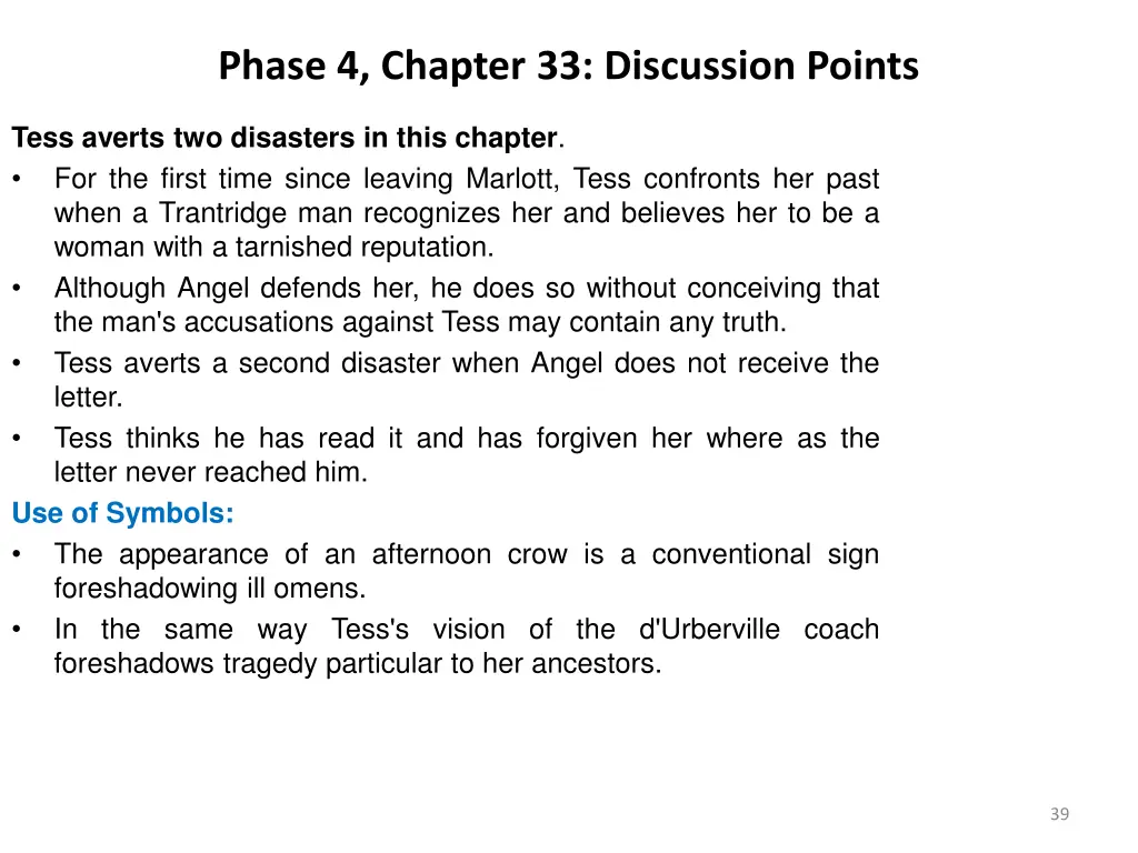 phase 4 chapter 33 discussion points