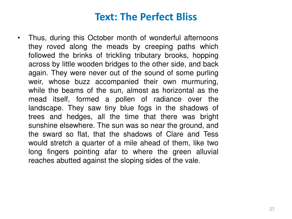 text the perfect bliss