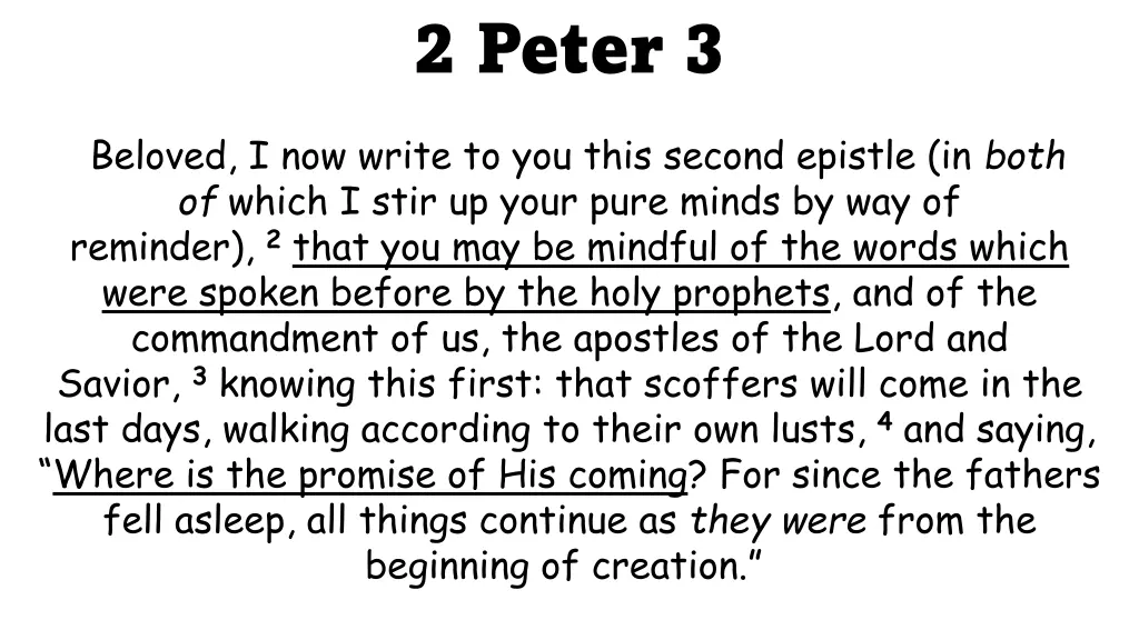 2 peter 3