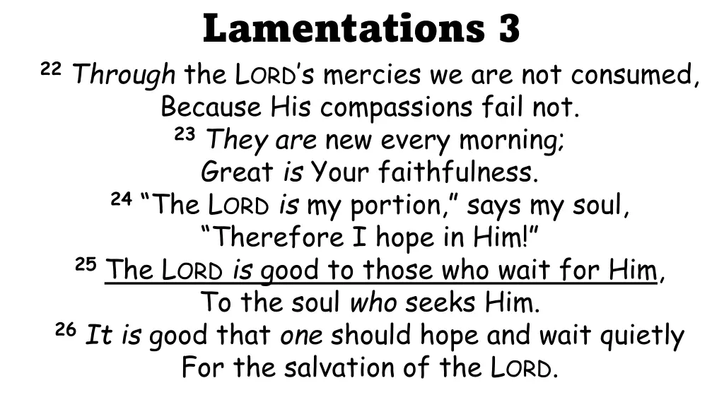 lamentations 3