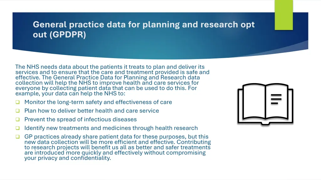 general practice data for planning and research