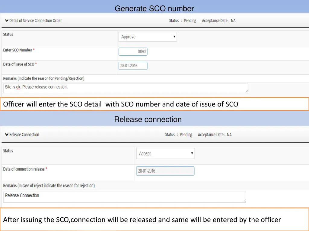 generate sco number