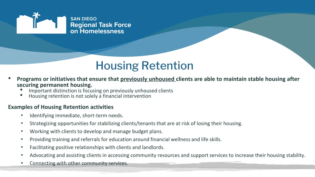 housing retention