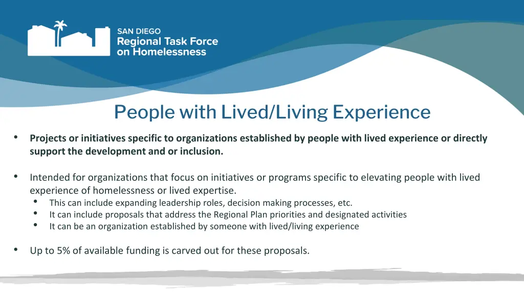 people with lived living experience