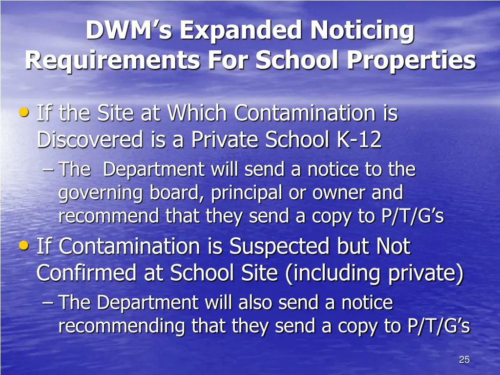 dwm s expanded noticing requirements for school