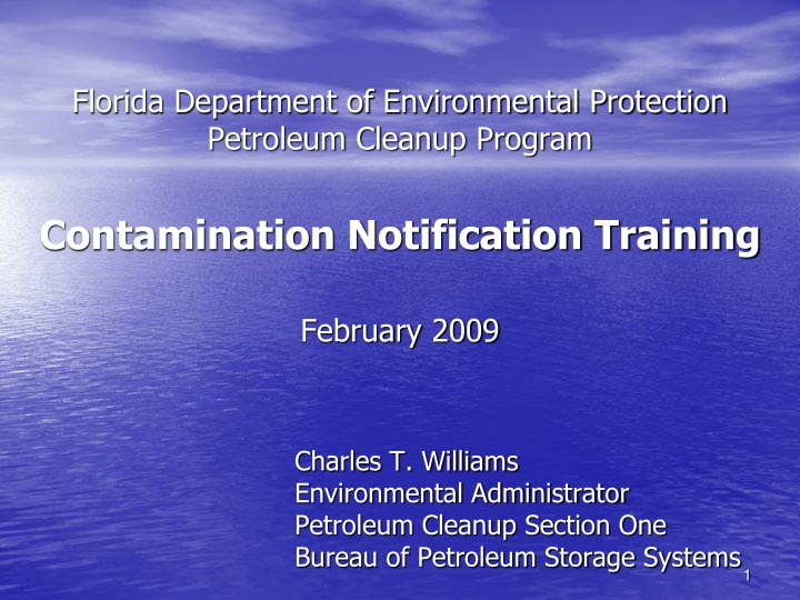 florida department of environmental protection