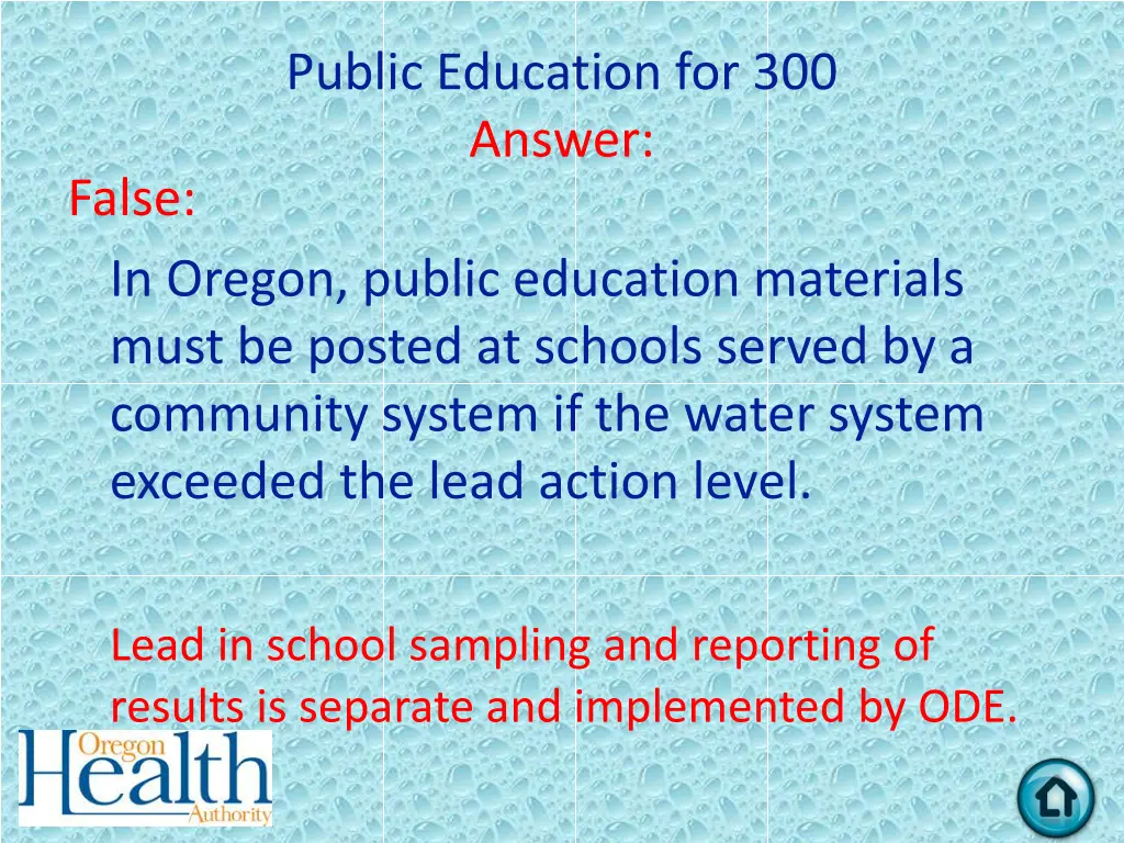 public education for 300 answer