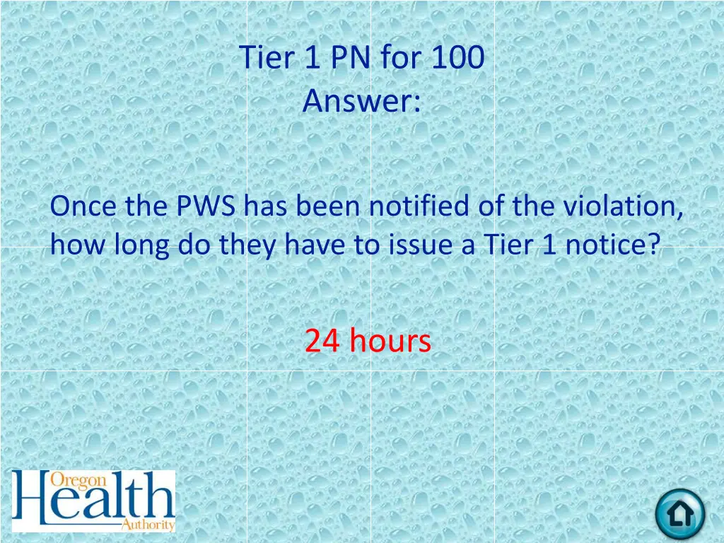 tier 1 pn for 100 answer