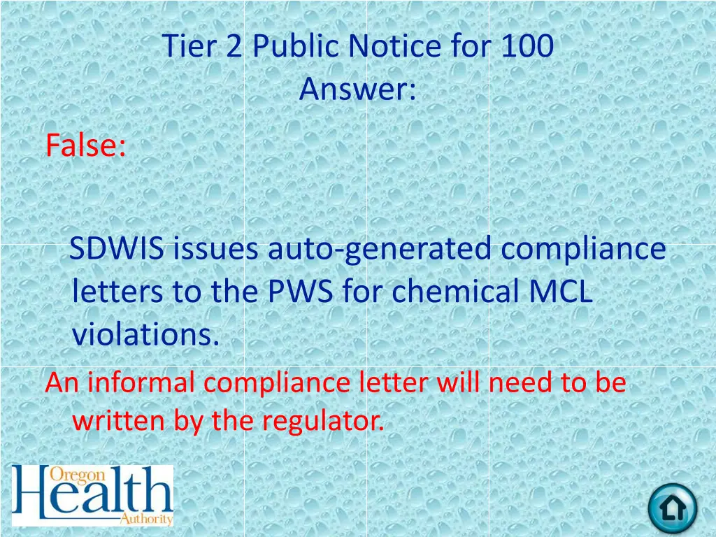 tier 2 public notice for 100 answer