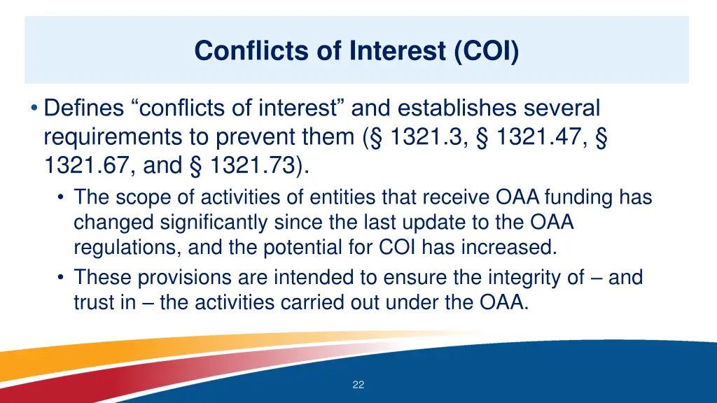 conflicts of interest coi