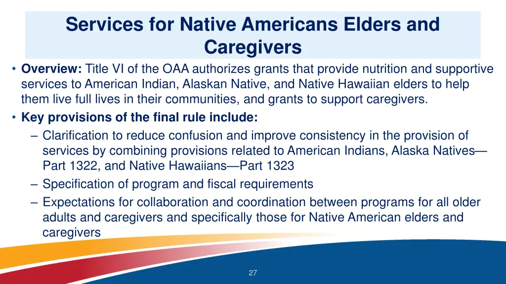 services for native americans elders