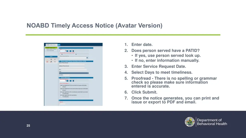 noabd timely access notice avatar version