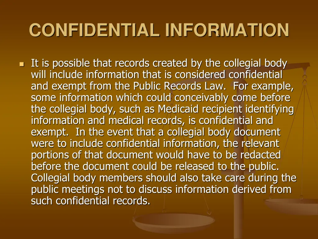 confidential information