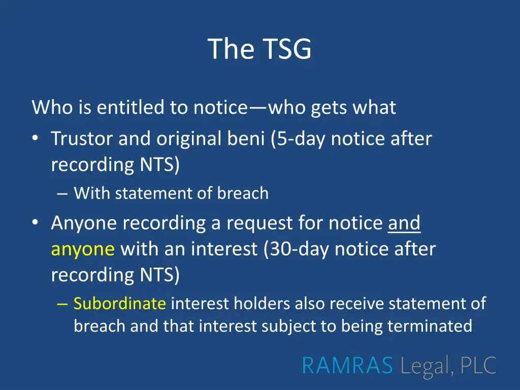 the tsg 3